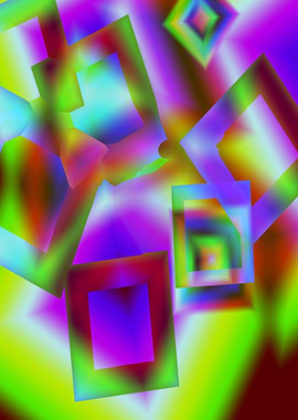 COLORFUL ABSTRACT RAINBOW