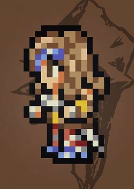 FF IX Beatrix Pixel Sprite