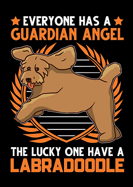 Labradoodle Guardian Angel