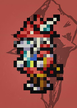 FF IX Freya Pixel Sprite