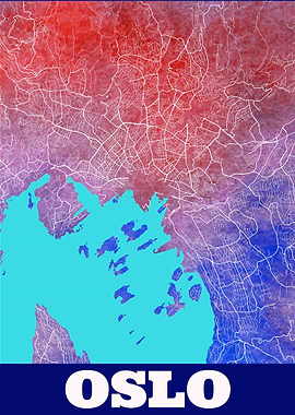 Oslo Norway City Map