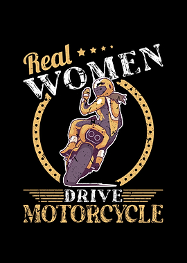 Motorbike Rider Woman