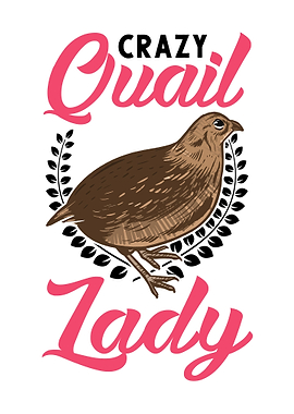 Crazy Quail Lady Farmer