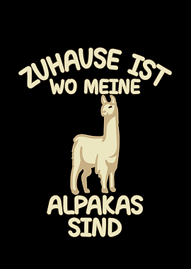 Zuhause Alpakas