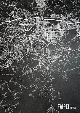 Taipei Taiwan City Map