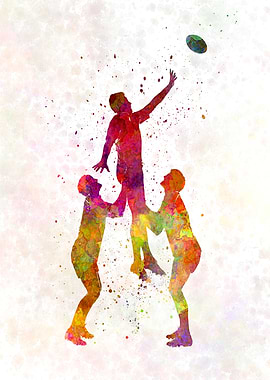 Rugby men players