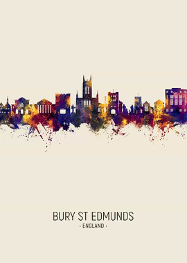 Bury St Edmunds Skyline