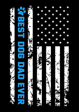 Best Dog Dad 4th July