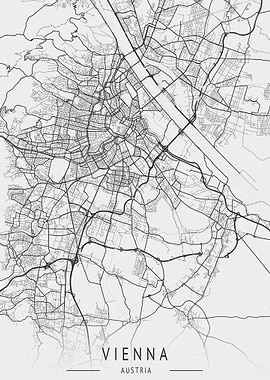 Vienna Wien City Map