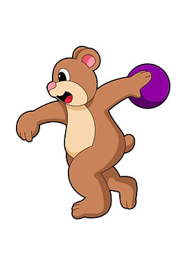 Bear Bowling Bowling ball