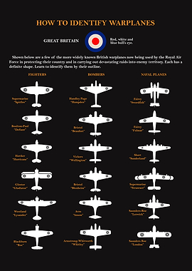 Identify Warplanes RAF