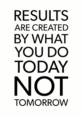 Results Are Created Today