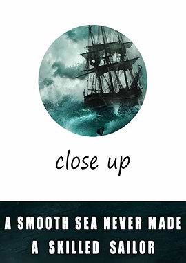 Close Up A Smooth Sea