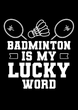 Badminton Lucky Word