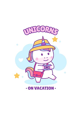 Unicorns On Vacation