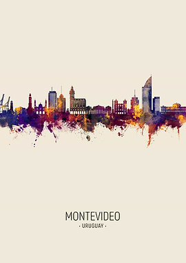 Montevideo Skyline Uruguay