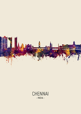 Chennai Skyline India