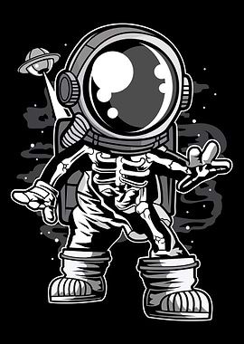 Astronaut Space X Ray