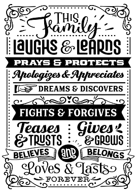 This Family White Black