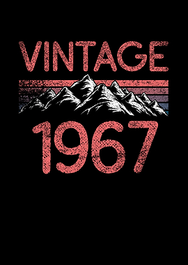 Birthday mountain Vintage