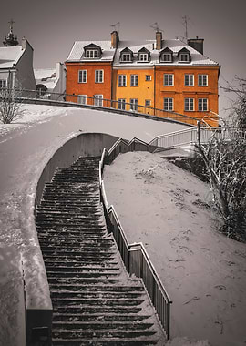 In Old Town Of Warsaw