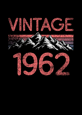 Birthday mountain Vintage