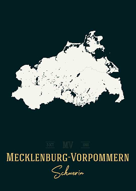 Mecklenburg Vorpommern Map