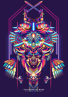 Psychedelic mask