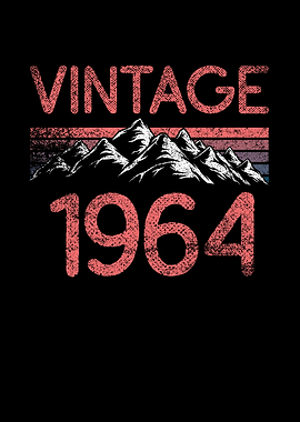 Birthday mountain Vintage