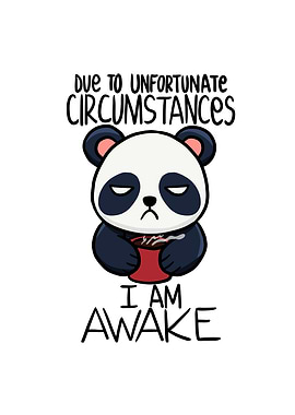 Funny Morning Panda Gift