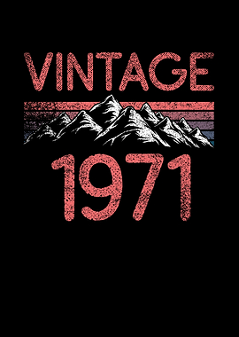 Birthday mountain Vintage