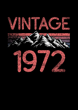 Birthday mountain Vintage