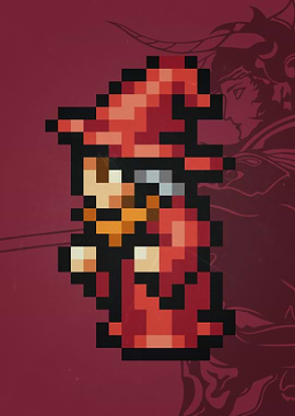 FF I Matoya Pixel Sprite