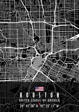 HOUSTON MAP USA