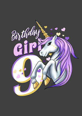 Birthday Girl Nine Years