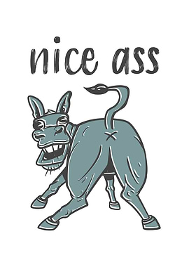 Nice Ass Funny Donkey