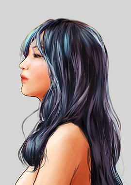Girl Portarit Illustration