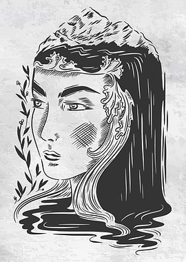 Nature Woman Dark Art