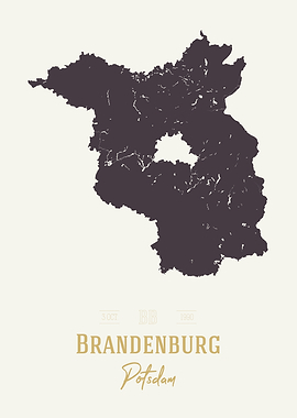 Brandenburg Map Germany