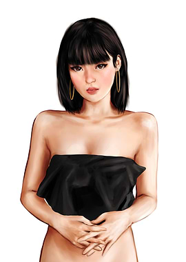 Girl Portrait Illustration