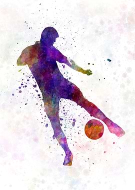 man soccer football player