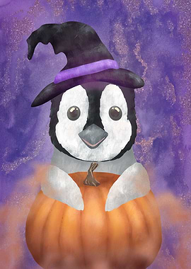 Penguin Halloween Party