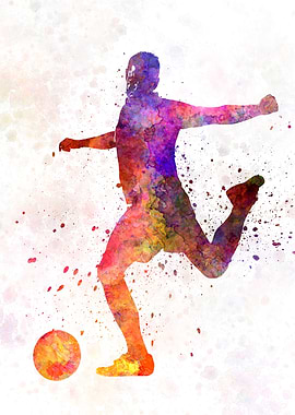 man soccer football player