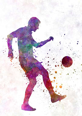 man soccer football player