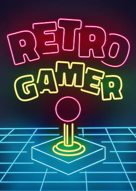 Retro Gamer Neon