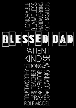 Dad Blessed Dad Fathers