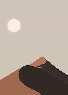 desert in the morning