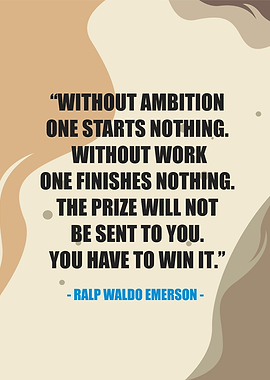 without ambition