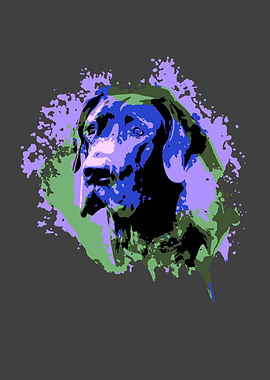 Great Dane Splash Art