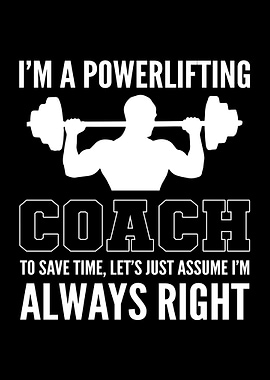 Funny Powerlifting Coach